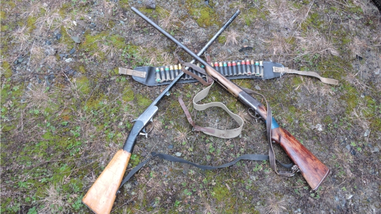 За месяц выявлено 2 случая охоты с «чужими» ружьями